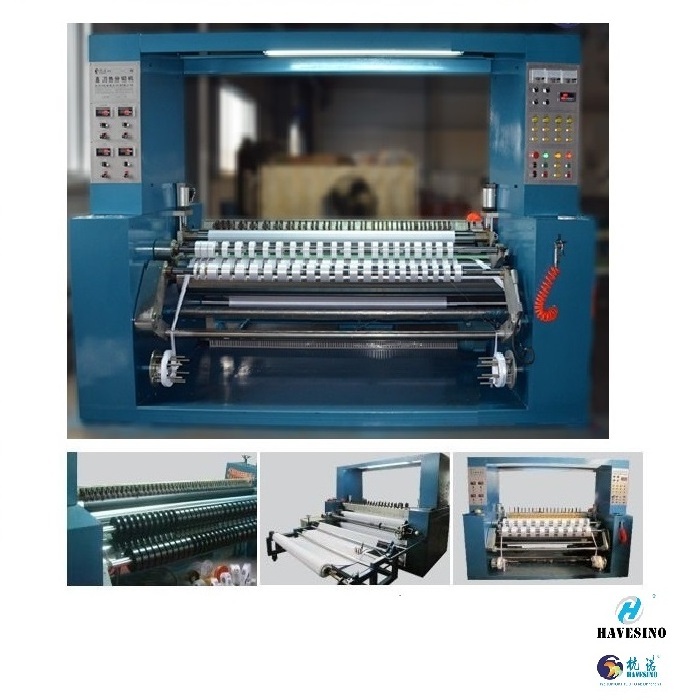 Havesino Plc Label Making Machine Nylon Satin Roll Slitting Machine Automatic Non Woven Fabric Slitting Machine