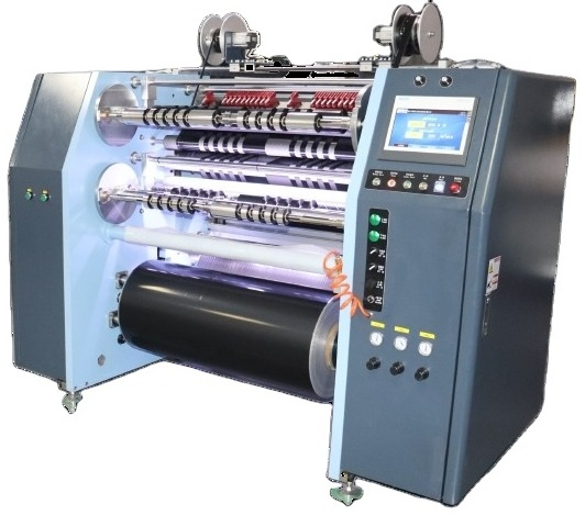 Automatic High Speed  CE Thermal Transfer Ribbon Slitter Barcode Ribbon Cutting Rewinding Ttr Slitting Machine