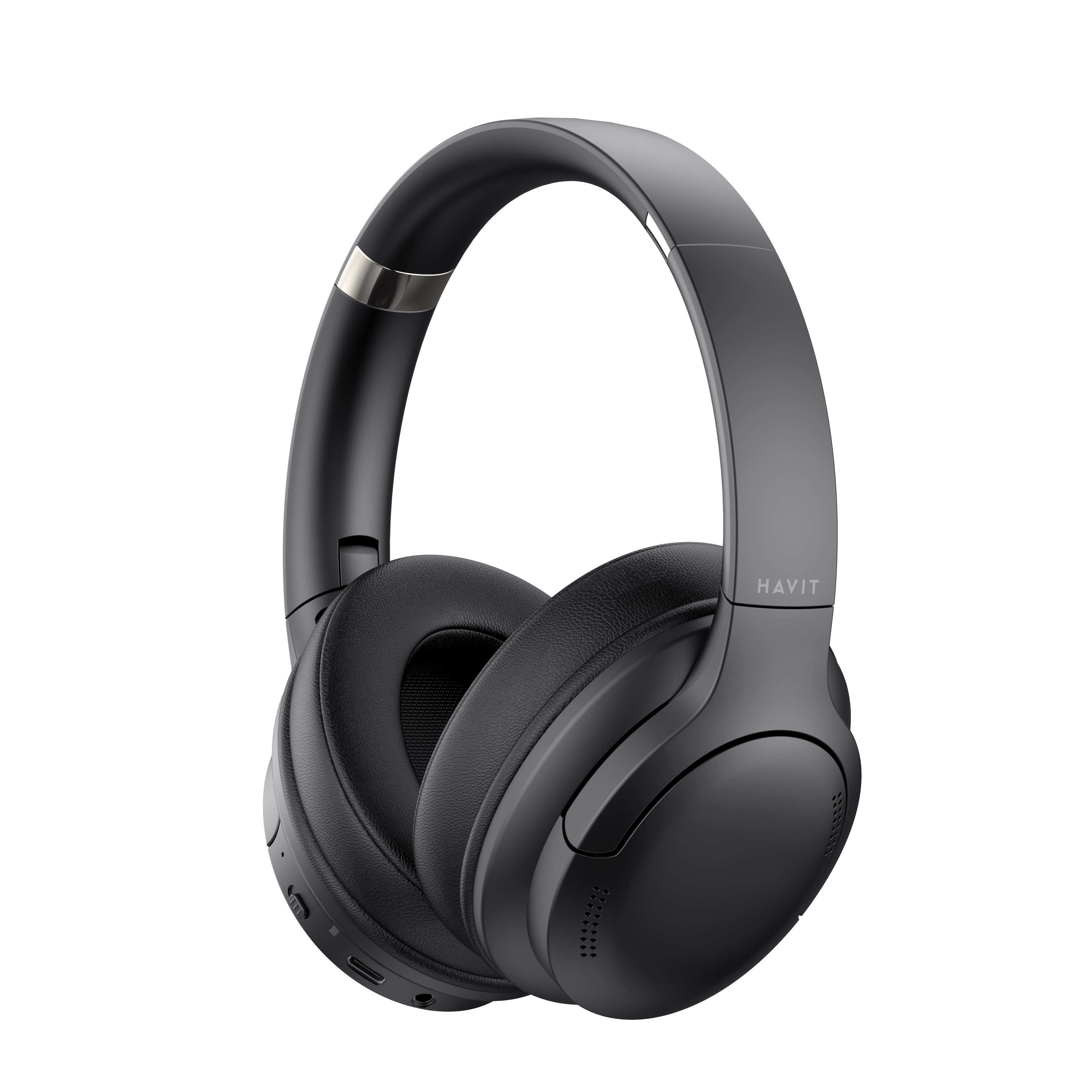 Havit GT-V11 PRO High-quality Hybrid Noise Cancelling Wireless Headphones BT 5.3 Over-ear Headphones with Deep Bass