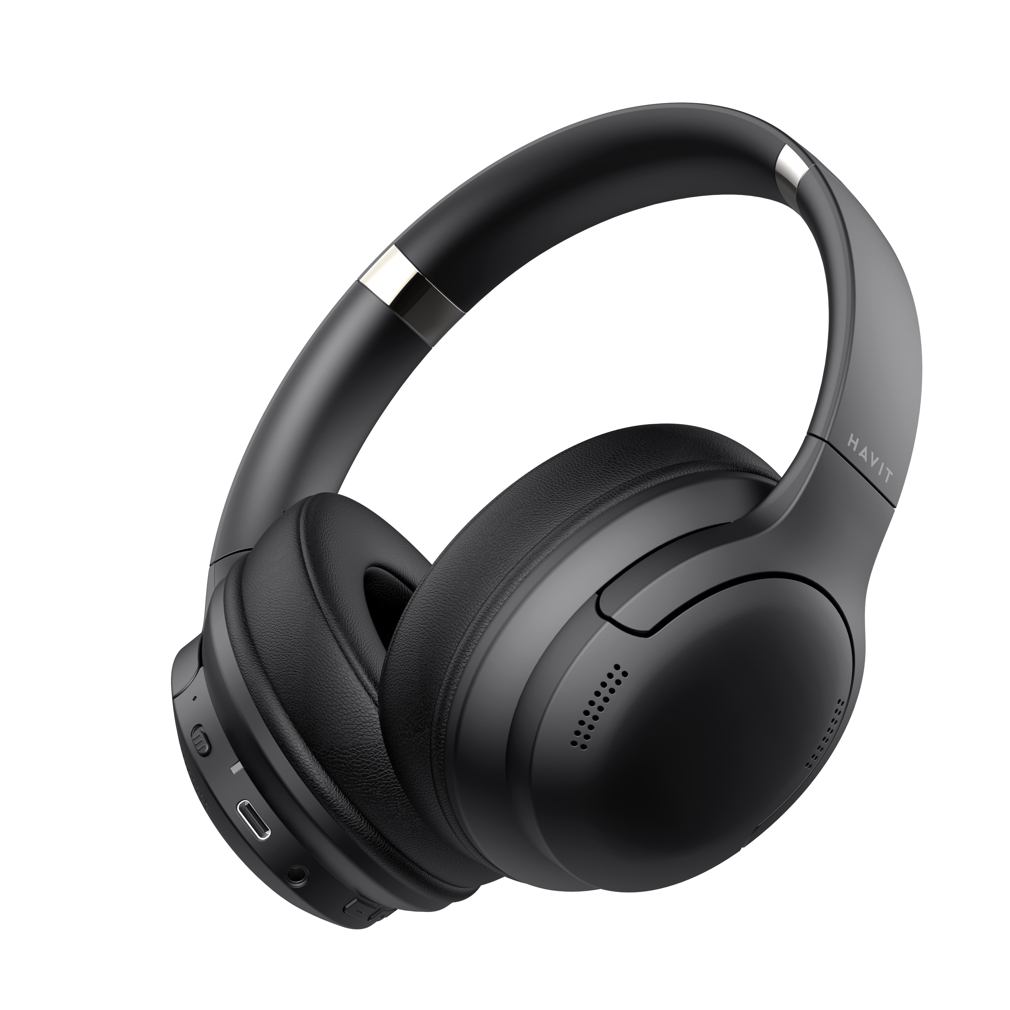 Havit GT-V11 PRO High-quality Hybrid Noise Cancelling Wireless Headphones BT 5.3 Over-ear Headphones with Deep Bass