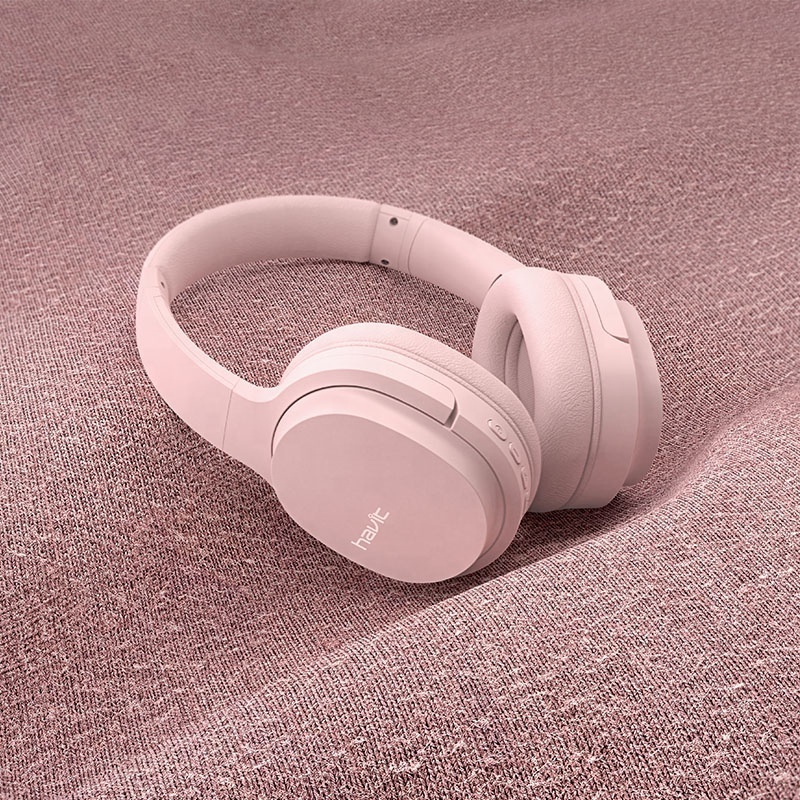 I62N Havit Custom Noise Cancelling Stereo Bt Over Ear Headphones Kablosuz Kulaklik Memory Foam Surround Sound Wireless Headset