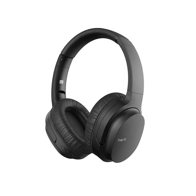 I62N Havit Custom Noise Cancelling Stereo Bt Over Ear Headphones Kablosuz Kulaklik Memory Foam Surround Sound Wireless Headset