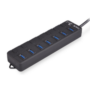 Havit HV-H42 7 in 1 Port Led Desktop High Speed Splitter Usb3.0 Por Hub Adapter Charging Docking Station 3.0 Usb Hubs