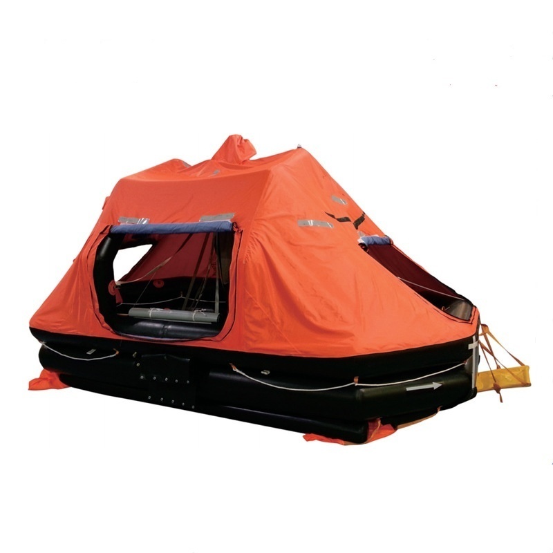 6-10 Person Waterproof Neoprene Inflatable Floating Island Lake River Marine Rescue Liferaft Life Raft