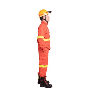 Firefighter Gear Flame Retardant Fire Fighting Rescue Turnout Gear Firefighting Jacket