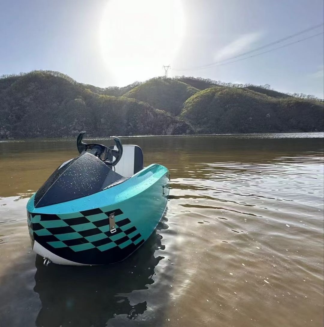 54km/h 2 Person Water Mini Small Yacht Catamaran Kids Speed Rc Ships E-Boat Karting Pedal Boat Electric