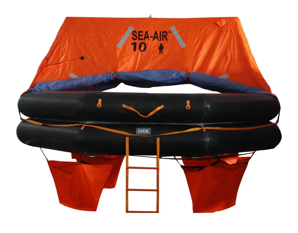 SOLAS Approved Water Safety Self Inflating Life Raft 6 Person