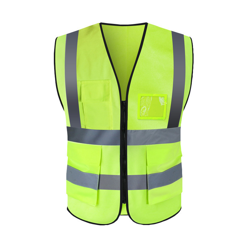 Orange And Green Reflector Jacket Reflective Safety Vests