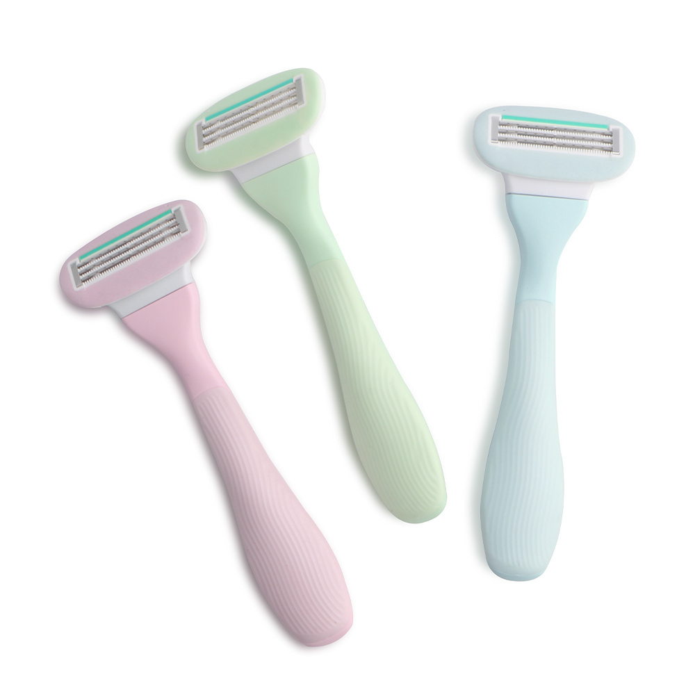 three blade Grooming Razors with irritation defense bar for Women, excellent quality 3 Razor ladies Blade Refills