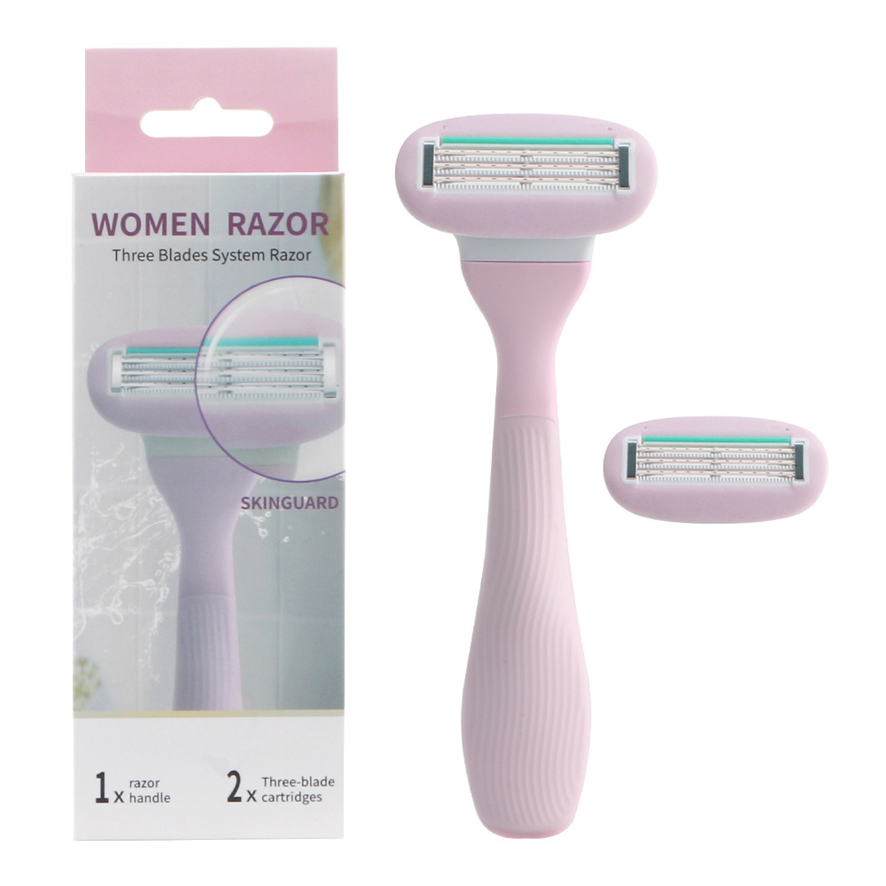 D937L Sensitive Advanced Triple Blade Women's System Razors with irritation defense bar