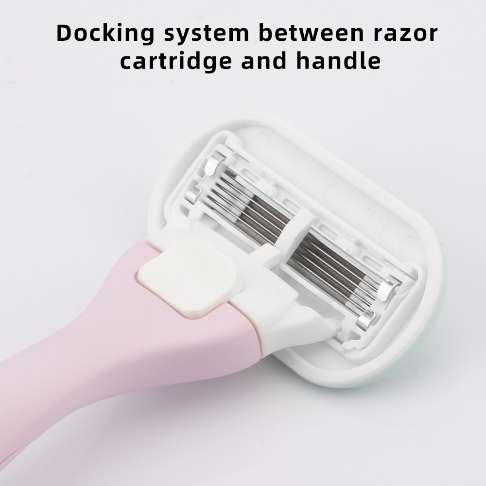 Women system razor for sensitive skin Replaceable refills 5 blades reusable facial razor for women shaving razor women