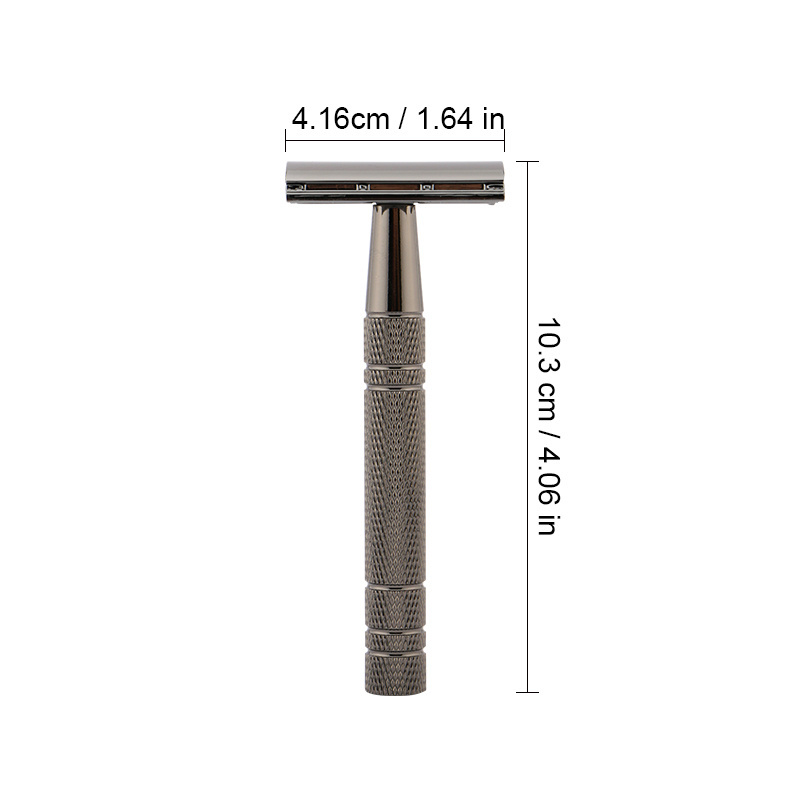 RTS cheaper price aluminum handle men's shaving face hair removal Classic safety razor