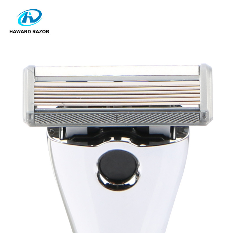 D960L imported six blade razor cartridge 6 blades+1 fine trimmer cartridge shaving razor with refills