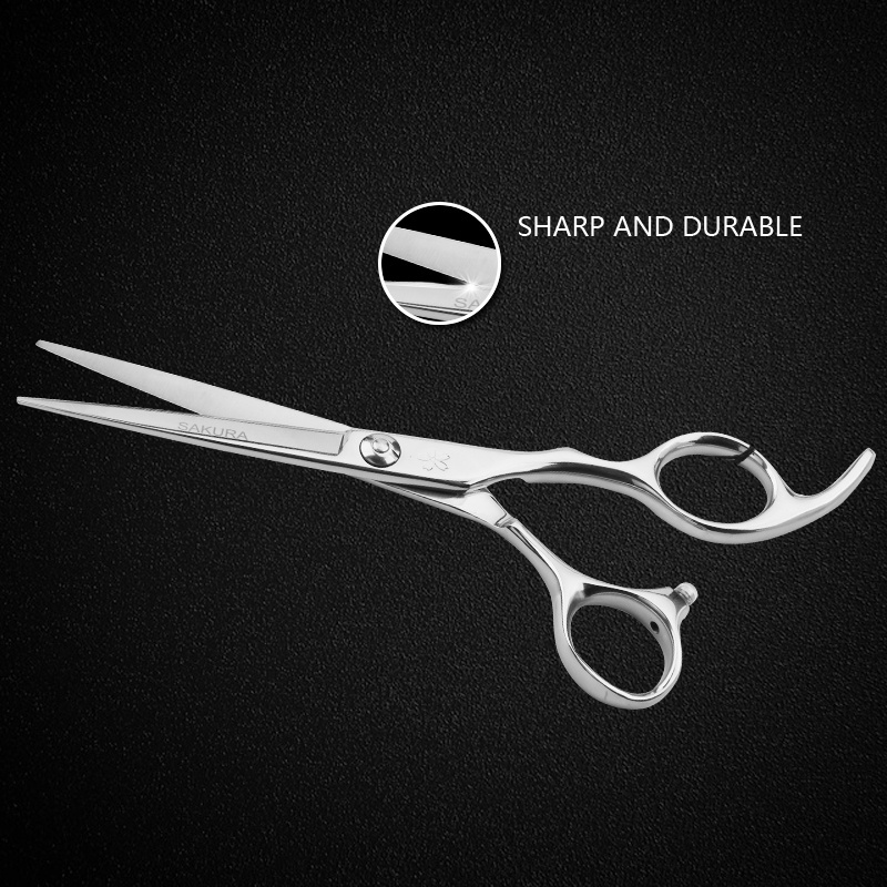 Sharp curved professional hair cutting scissors japan steel dog pet grooming scissors shears