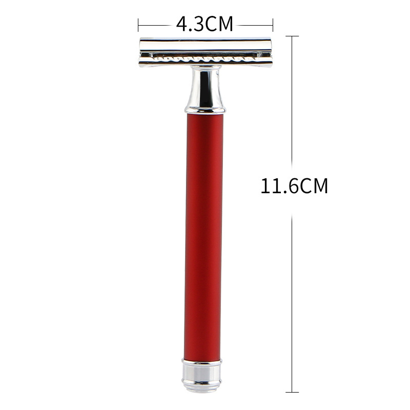 Adjustable Shaving Razor Brass Handle Double Edge Metal Safety Razor