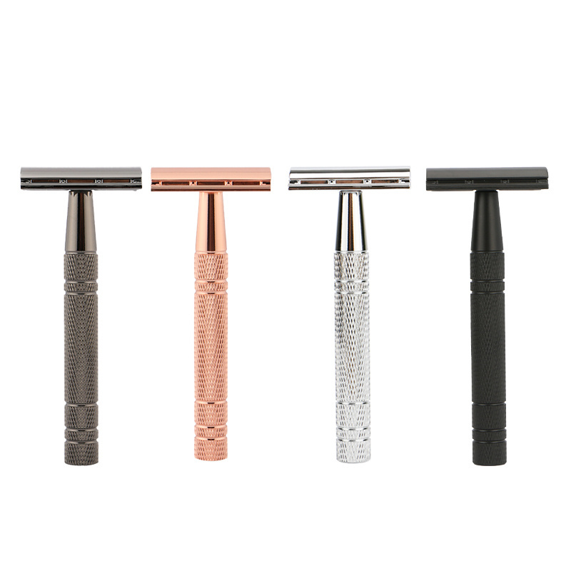 Metal Stainless Steel Safety Razor Sustainable Double Edge Razor Cheaper Shaving Razor Blades