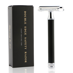 Adjustable Shaving Razor Brass Handle Double Edge Metal Safety Razor