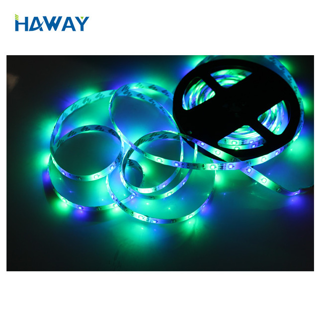 Spot manufacturer rgb led light belt set 5050 light bar 12V 24 key remote control decorative waterproof smart light belt