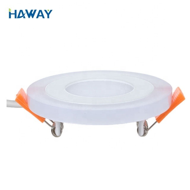 Hot selling 3+3w double color RGB Ceiling Square Indoor Led Panel Light