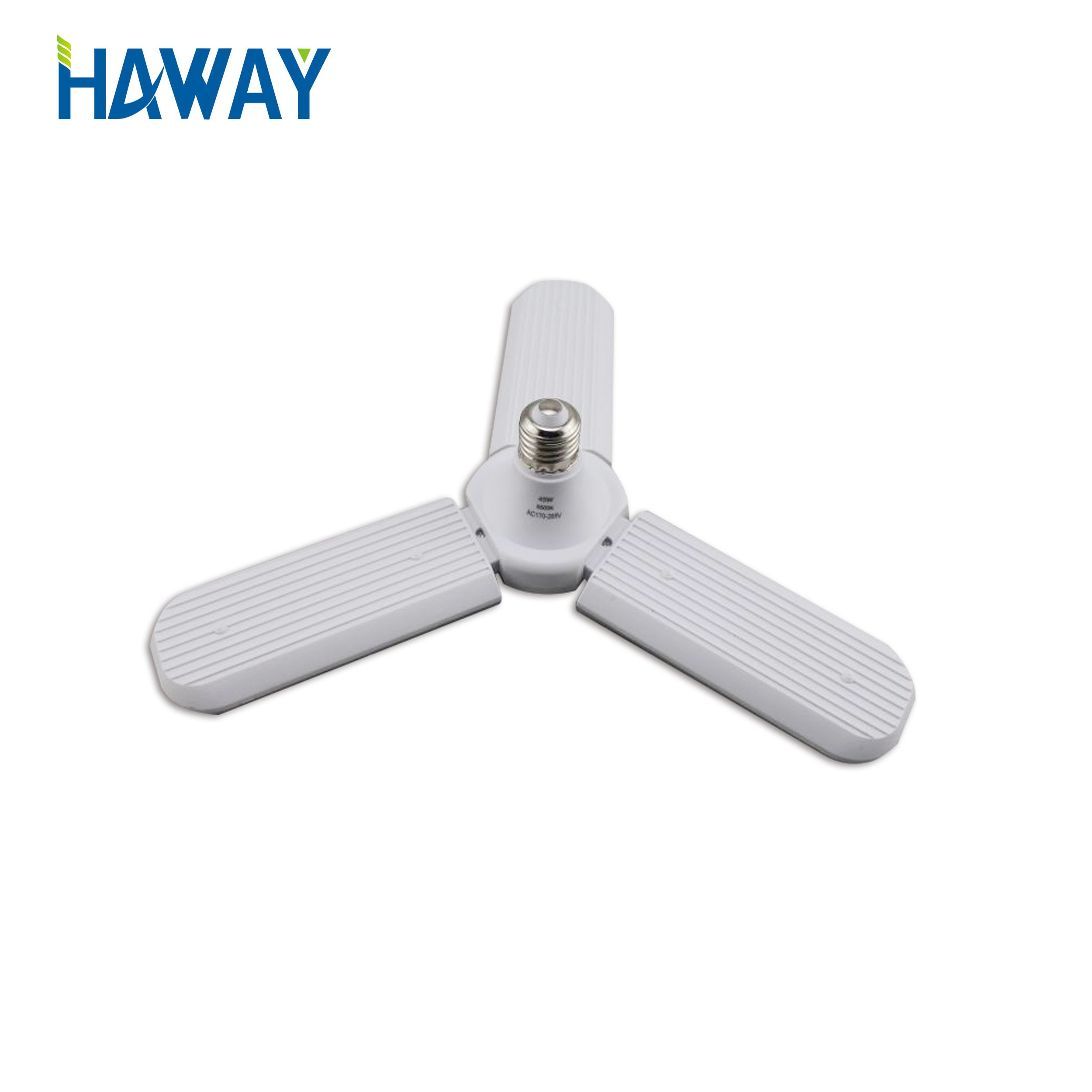 Hot selling product foldinglamp fan blade  45W led bulbled bulb e27/ B22 base 2019 New super bright 6500K/ 3000K  light  bulb