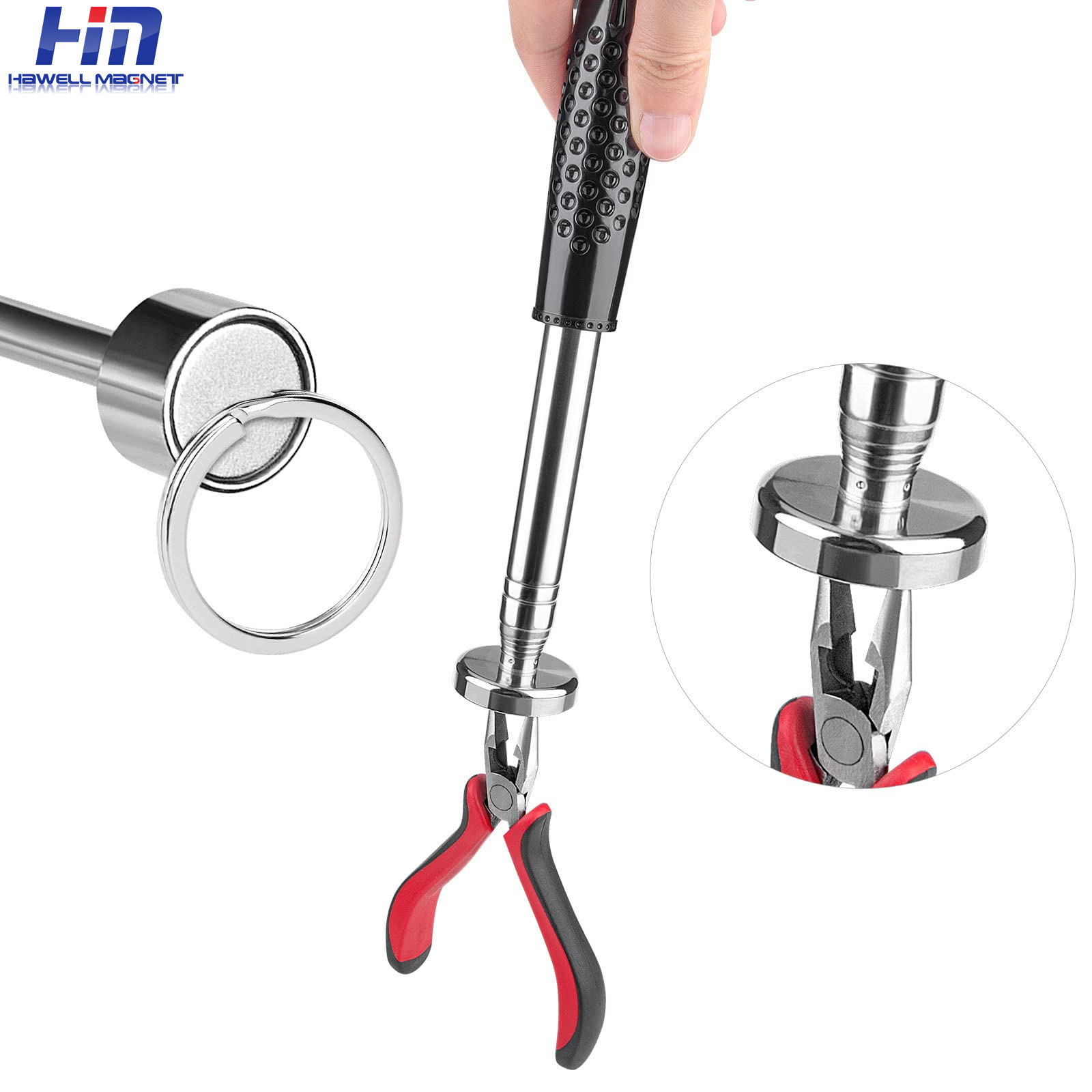 Magnetic Pick Up Tool Telescopic Magnet Stick for Mechanical Automotive