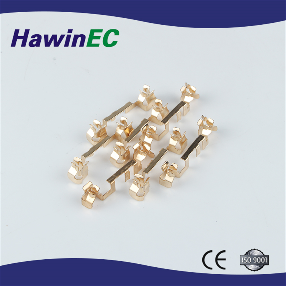 The China Suppliers Customized High Quality Stamping Bimetal Copper Silver Electrical Socket Spring Contact Points Contacts