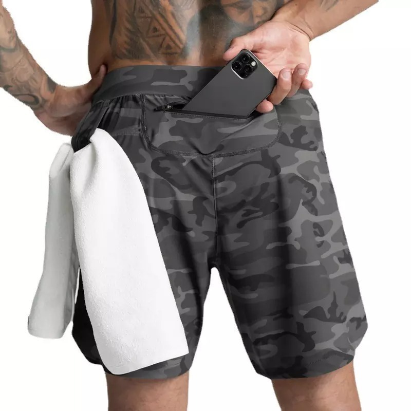 Buker Mesh Shorts Custom 5 6 Inch Inseam,Wholesale Sublimation Double Layered Men Custom Mesh Shorts With Pockets Basketball Sho