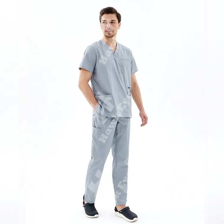 custom wholesale short Sleeves Suit nurse Medical Scrubs uniforme set Nurse Hospital Uniforms