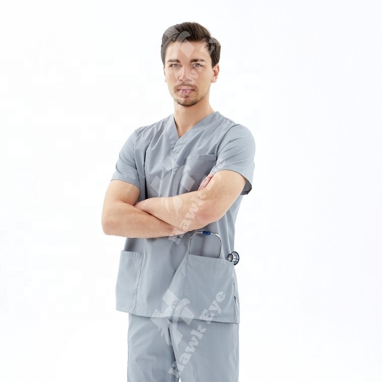 custom wholesale short Sleeves Suit nurse Medical Scrubs uniforme set Nurse Hospital Uniforms