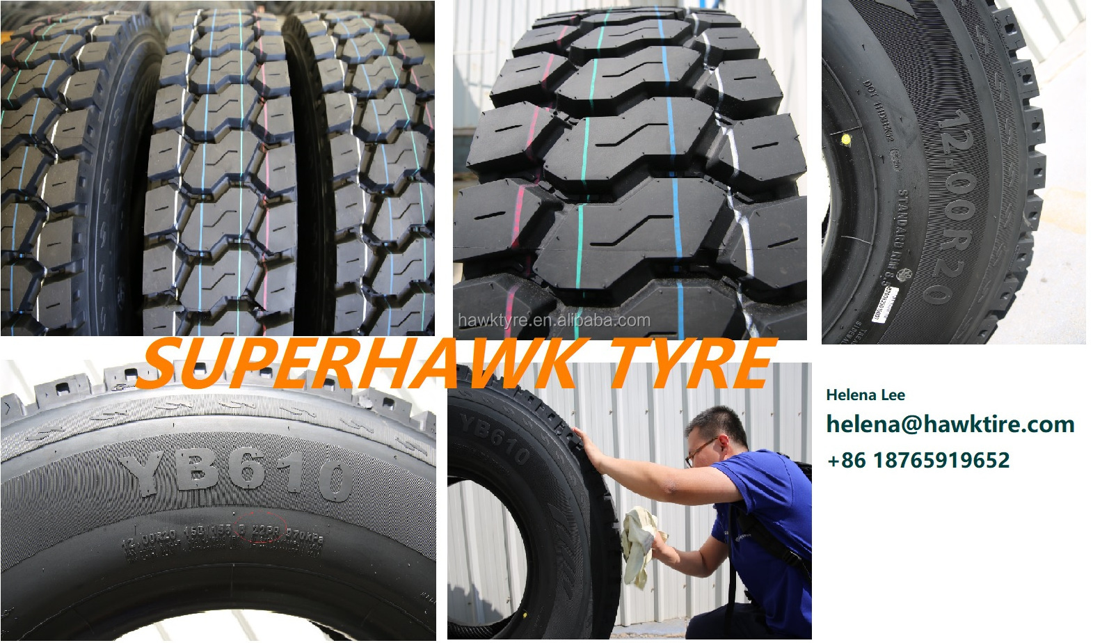 SUPERHAWK HAWKWAY radial llantas truck tire 315/80R22.5 12R22.5 TBR 12.00R20 driving truck tyre