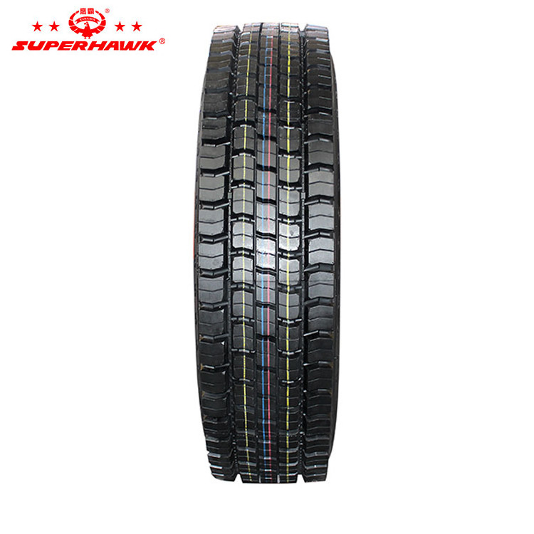 Tubeless HAWKWAY Radial truck tire 11r22.5 11r24.5 12r22.5 295/75r22.5 295/80r22.5 315/80r22.5 for long haul tractor trucks