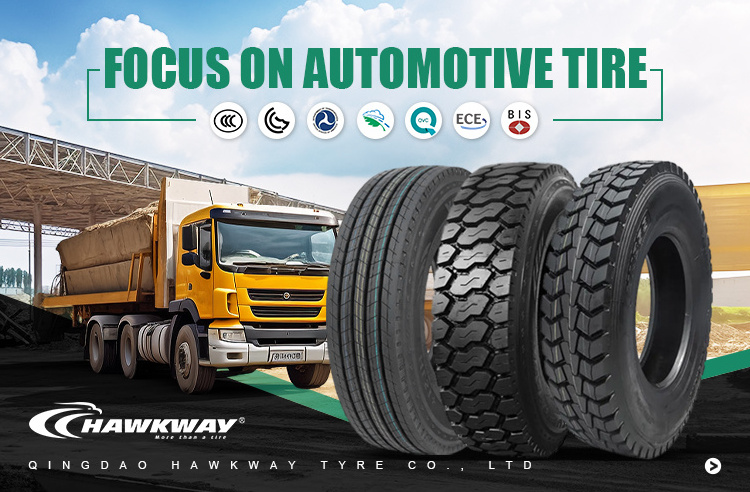 Chinese brand truck tyres HAWKWAY 11.00R20 radial semi commercial truck tires