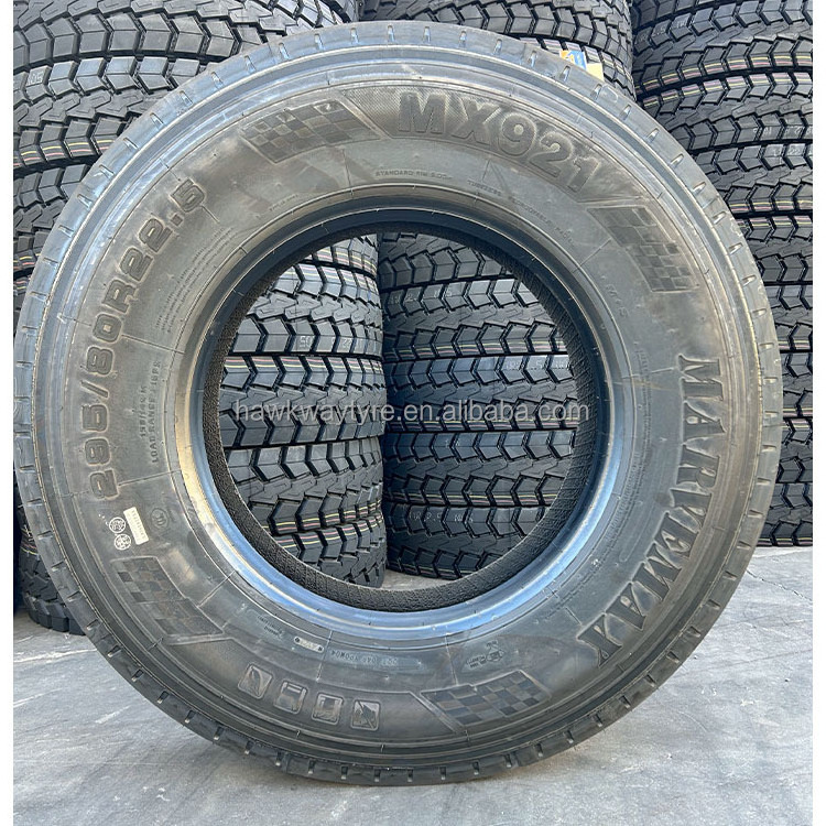 New Commercial Heavy duty truck tires 22.5 MARVEMAX 295/80R22.5 Size 22.5 Truck Tyers For Sale