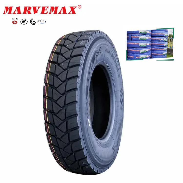 MARVEMAX radial tire truck 315/80r22.5 tires for truck llantas para heavy TUBELESS truck tyres