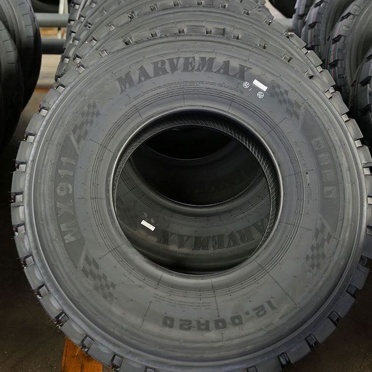 MARVEMAX commercial tube all-steel All positions radial 12.00r20 tire 20PR Duty truck tire for various roads