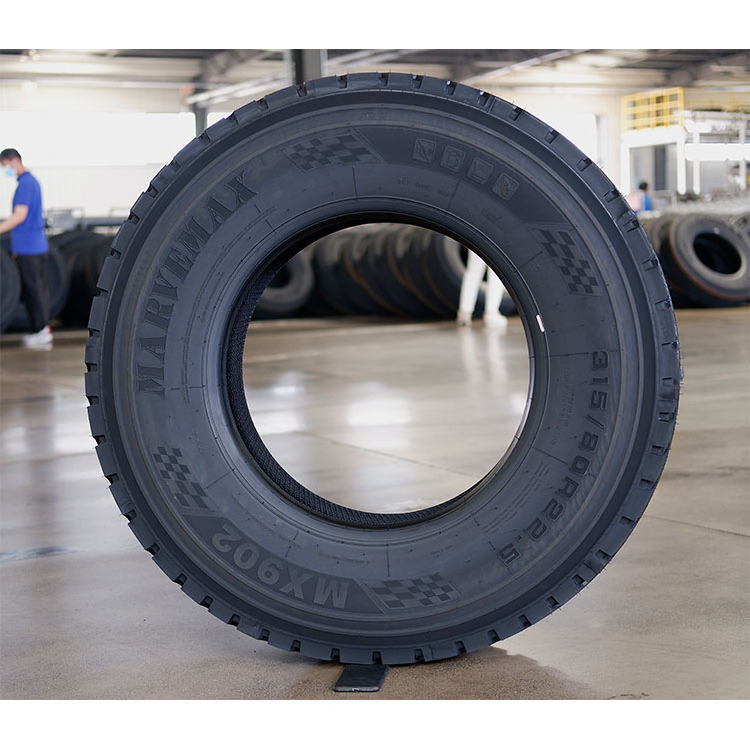 MARVEMAX Chinese Commercial Truck Tires 9.00R20 10.00R20 tube radial truck tire extra sideslip resistance