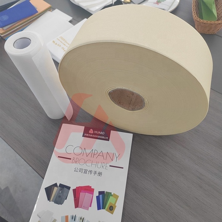 White Airlaid Roll Natural Jumbo Rolls Paper Napkin Custom Paper Roll