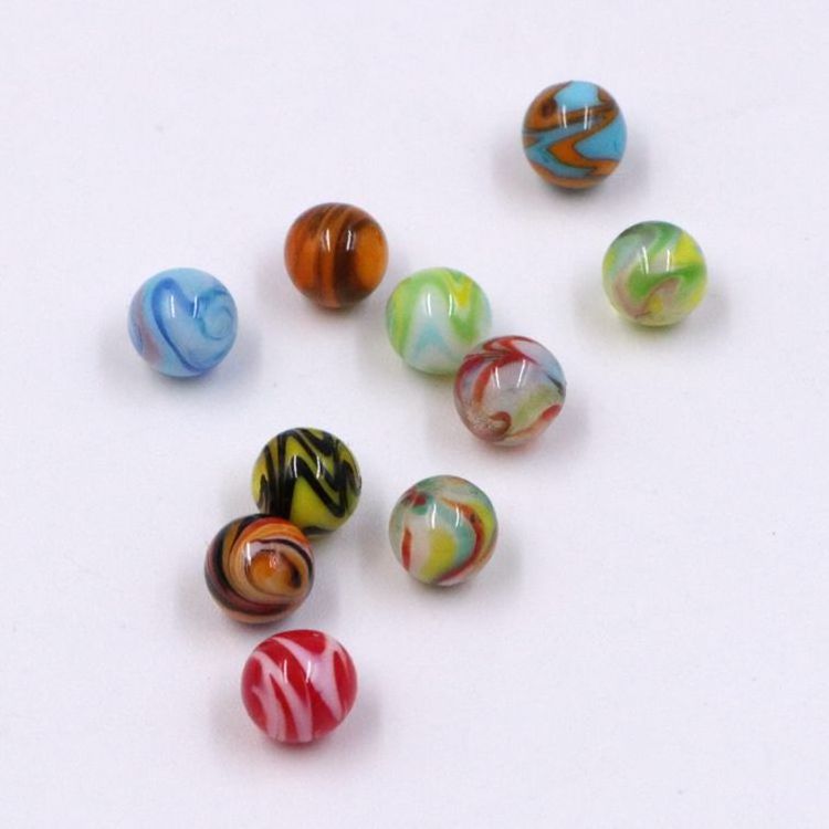 6mm Murano Lampwork Miniature Small Colored Glass Marble Balls