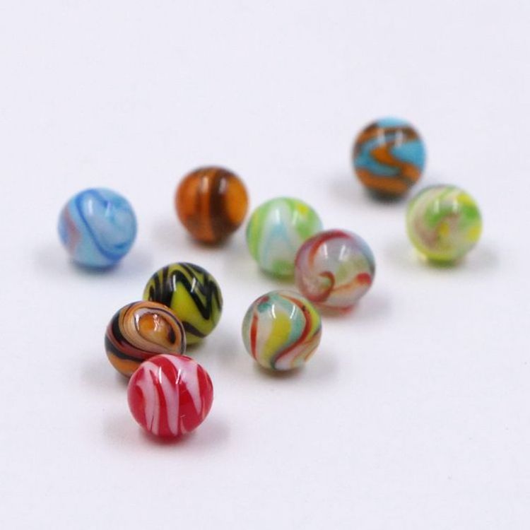 6mm Murano Lampwork Miniature Small Colored Glass Marble Balls