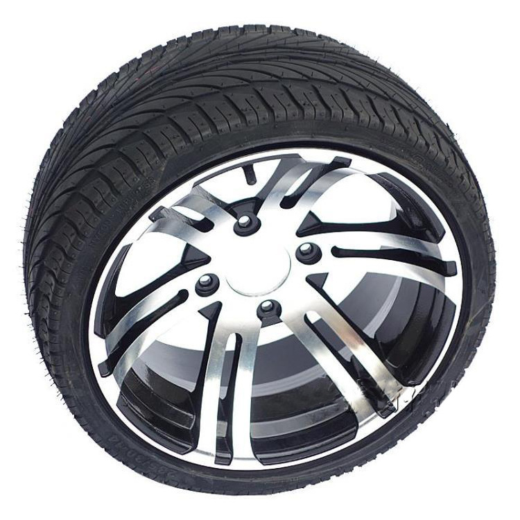 ATV/UTV/Go Kart 14inch  rims with tires 205/40-14 on road wheels// other size available