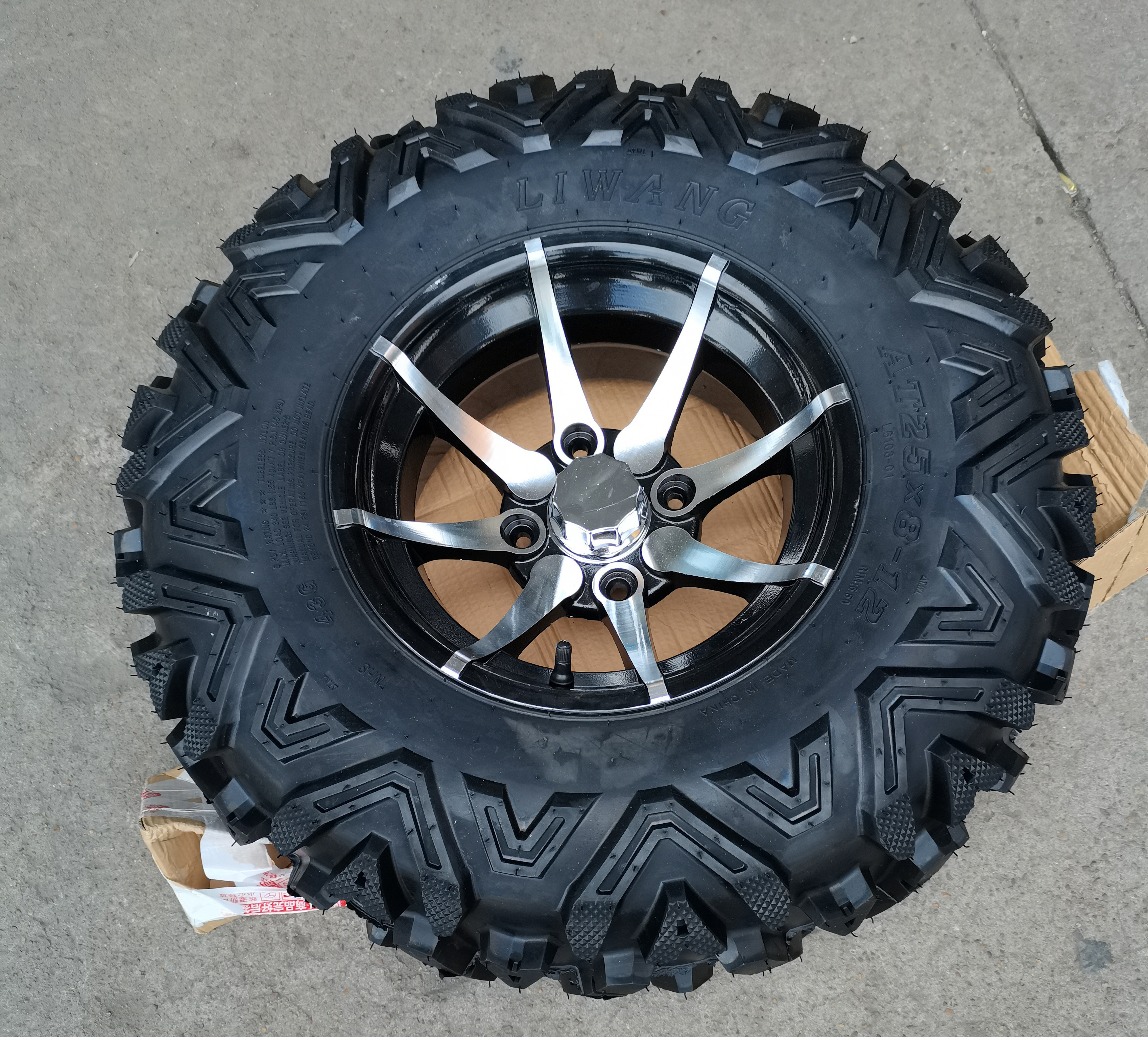 25*8-12 /25*10-12 12inch ATV/UTV Off-road Wheels/Tires With Aluminium Rims