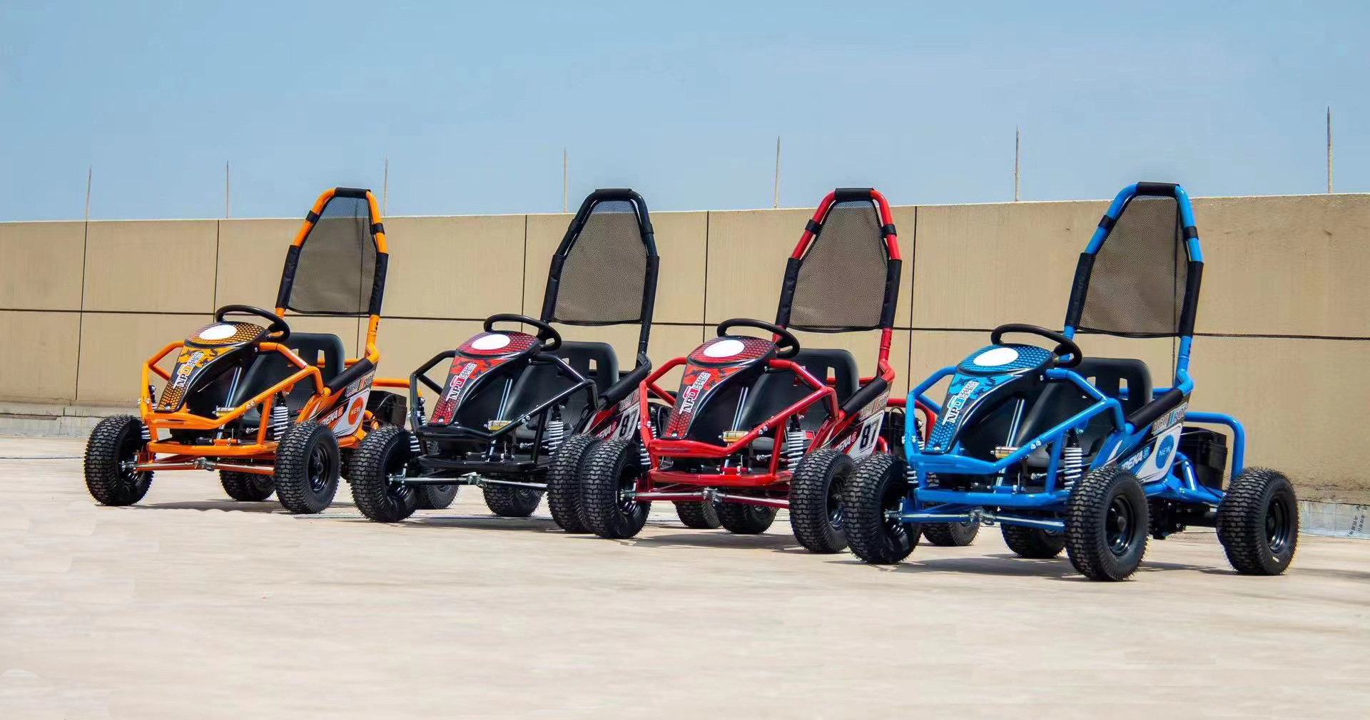 Hot 48v 500w/1000w Kids Electric Go Kart Electric Dune Buggy 4 Wheeler