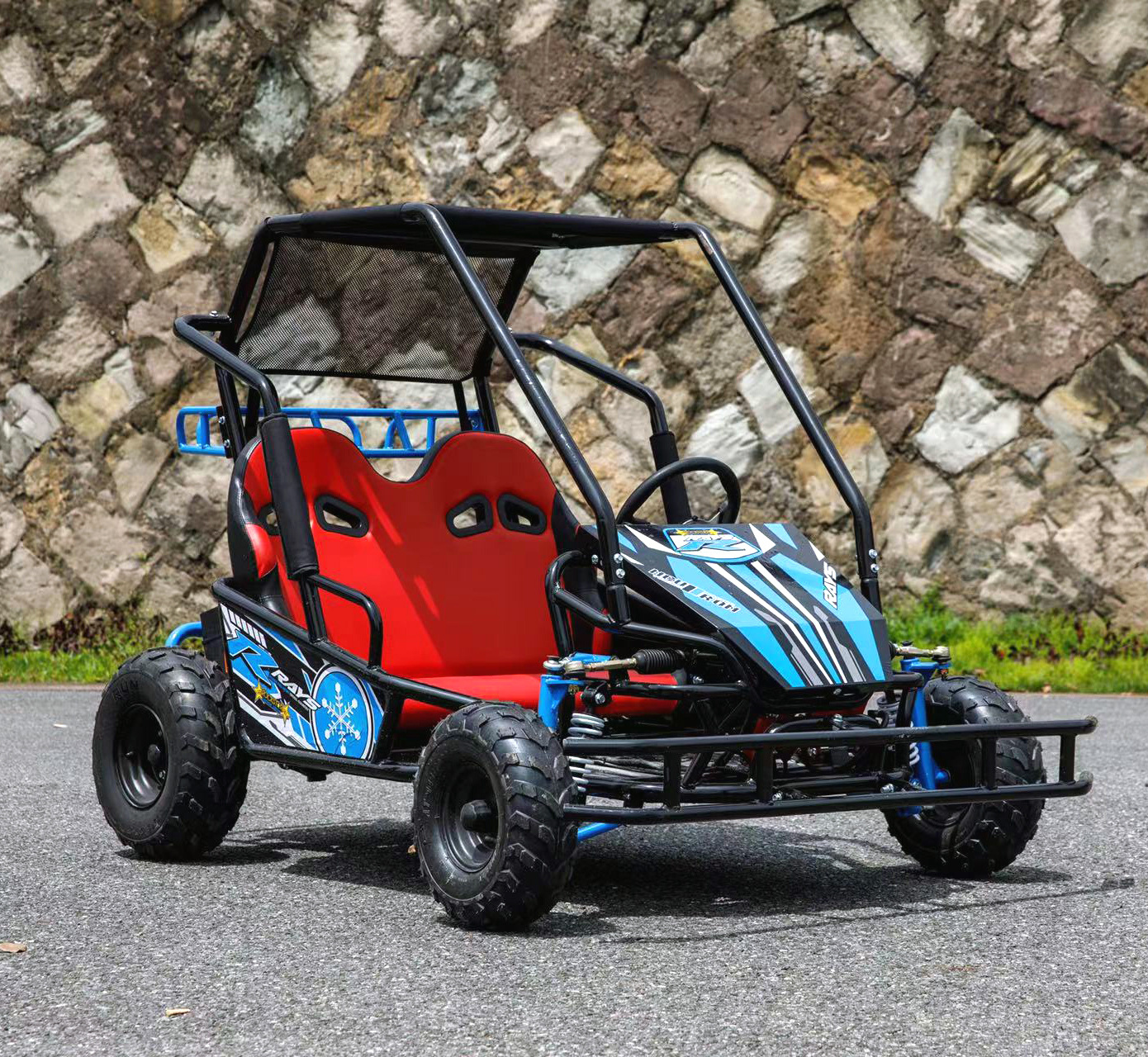 48v 500w Adults/Kids 2 Seats Electric Ride On Car 4 Wheeler Electric Go Kart