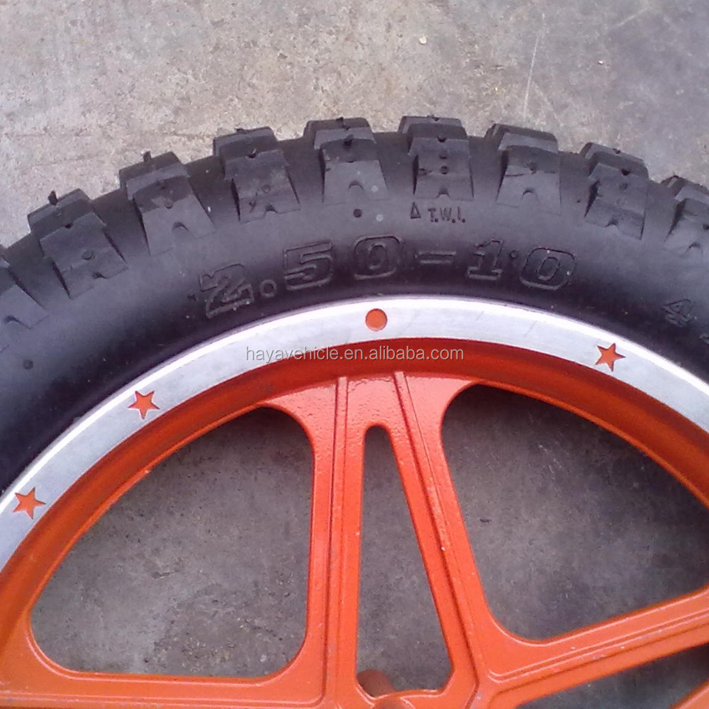 Wheels for Mini Pocket Dirt Bike 2.50-10 Tires