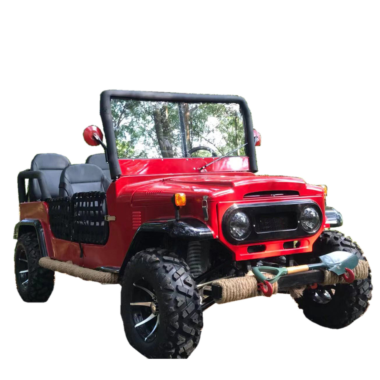 2022 New Model 72v 7500w  4x4 Drive Electric ATV Electric Mini Jeep