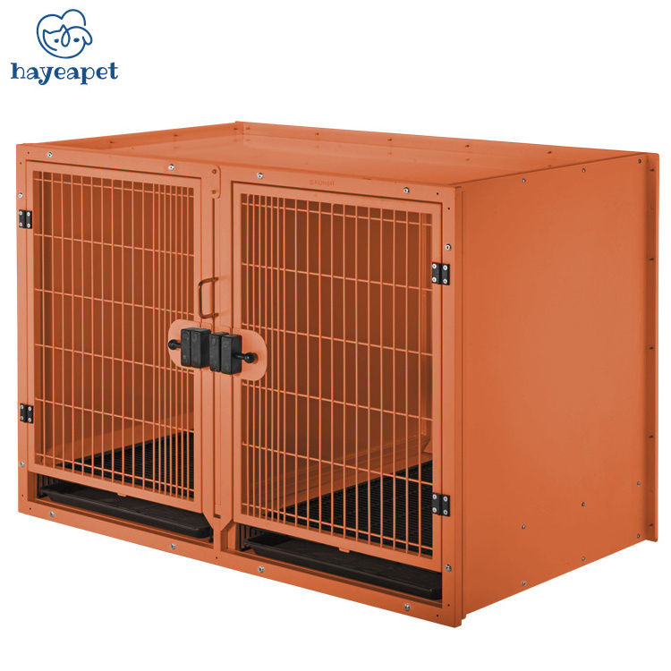 Pet Modular Cage Bank Zinc-plated Steel With Powder Coated Finish Vet Dog Cat Pet Show Cage Bank For Large Small Animal