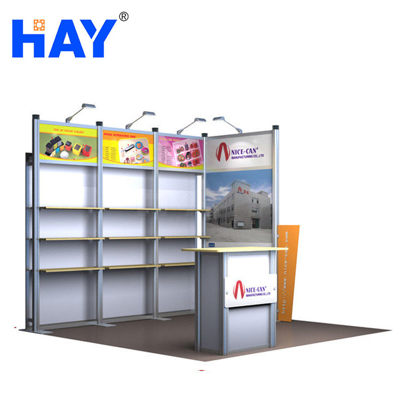 3x3 Aluminum Exhibition Booth Design and Construction