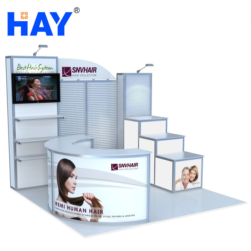 3x3 Aluminum Exhibition Booth Design and Construction