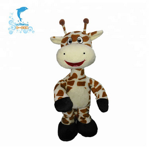 Custom Playing and Singing Giraffe Stuffed Animals Baby Toys with CE CPC EN71 Certificate Plush Toy Factory OME Manufacturer