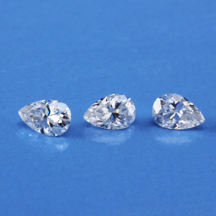 D VVS1 Loose Lab Created gra Moissanite Diamond pear Cut Per Carat Price With GRA Certificate Synthetic Moissanite